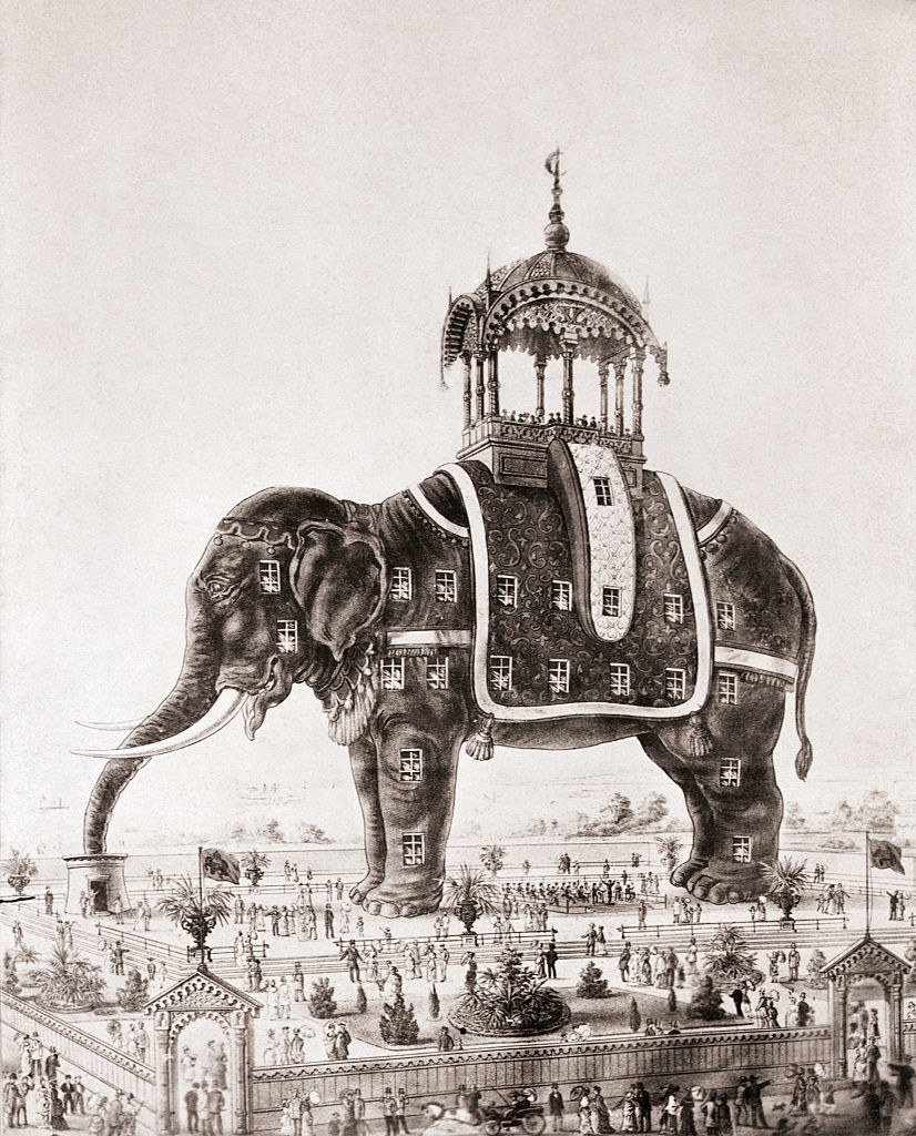 Illustration of the Elephantine Colossus