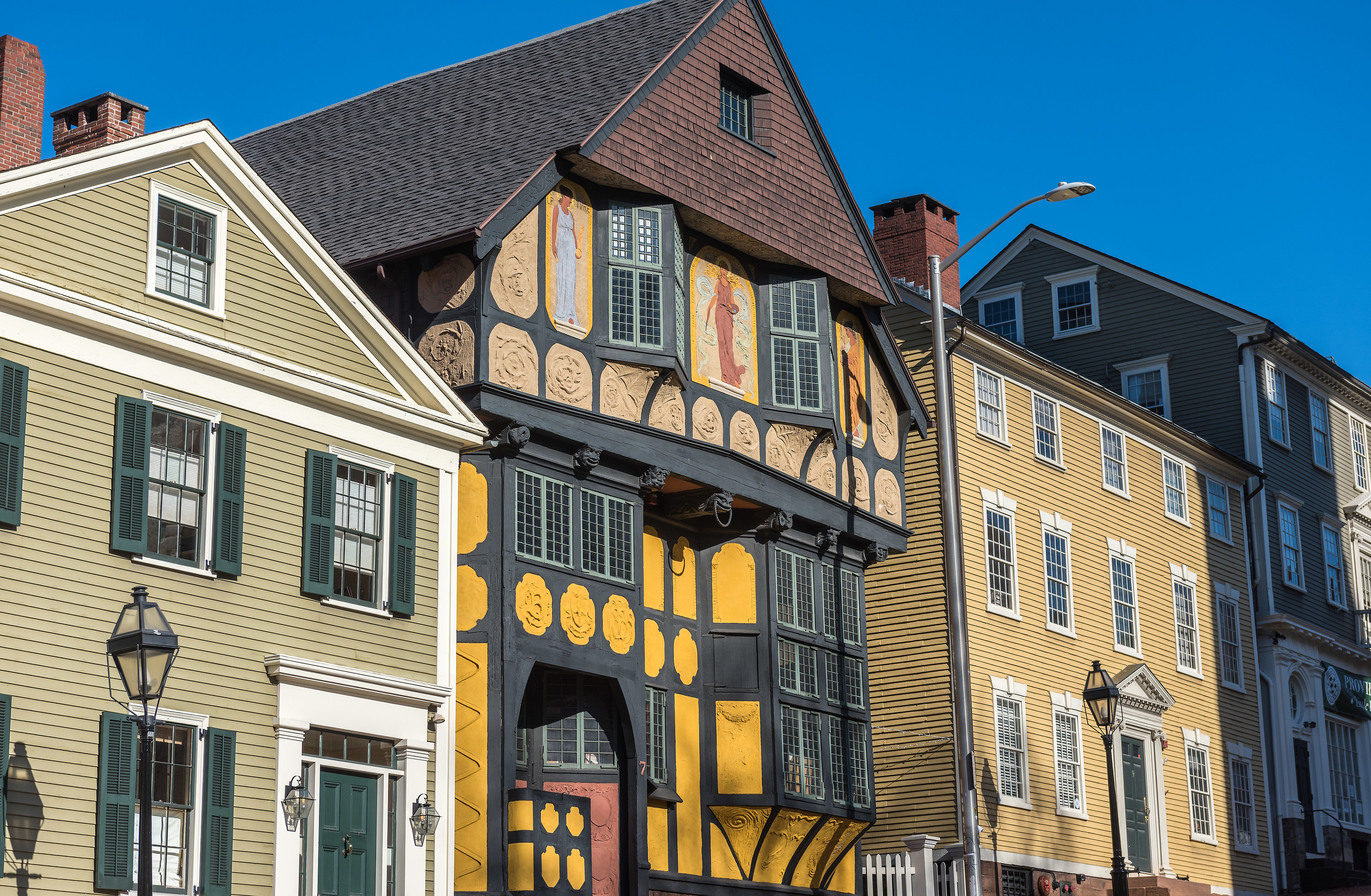 A historic art studio in the College Hill neighborhood of Providence, Rhode Island