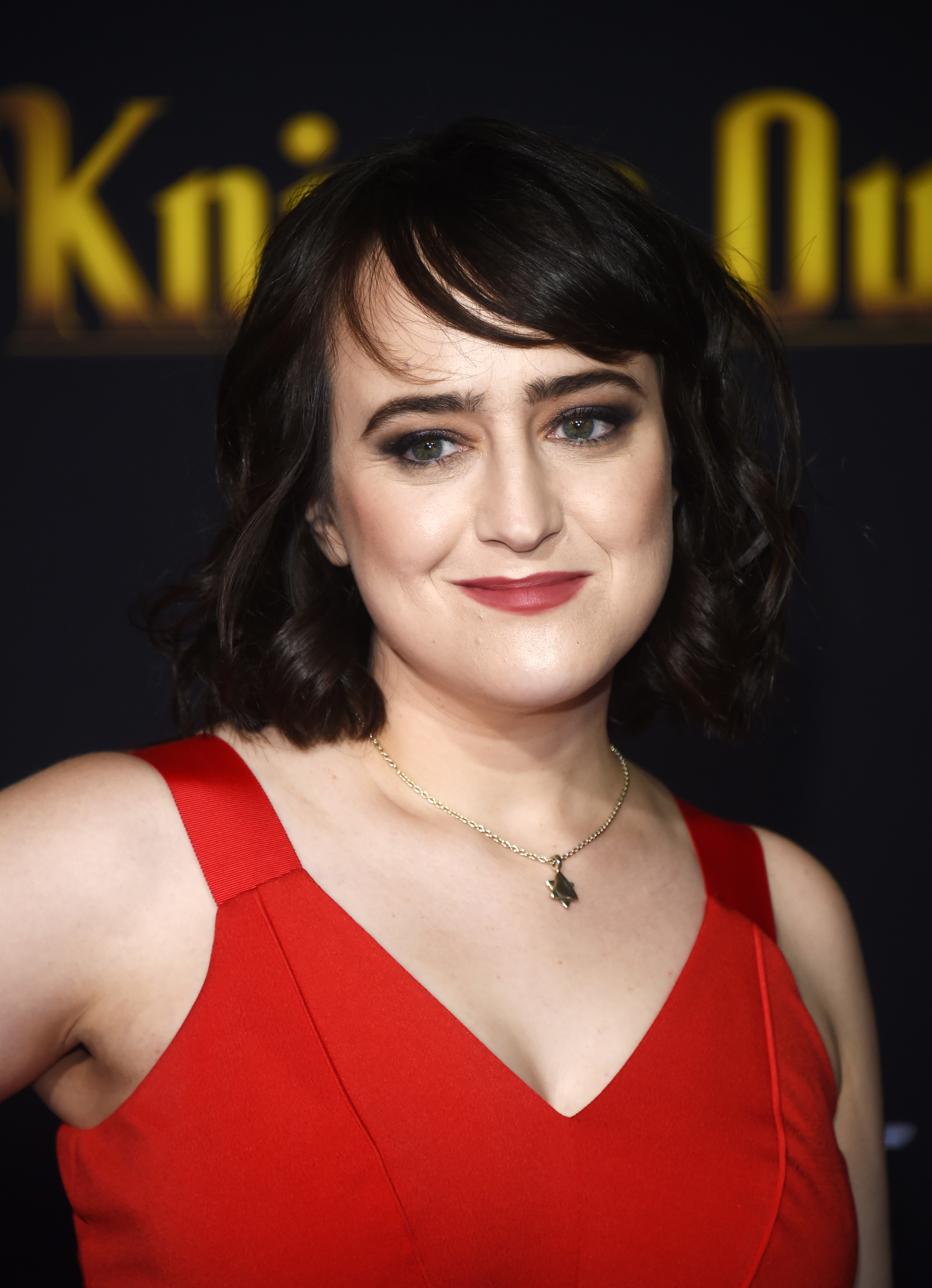 Mara Wilson arrives at the premiere of Lionsgate&#x27;s &quot;Knives Out&quot; at the Regency Village Theatre on November 14, 2019 in Westwood, California