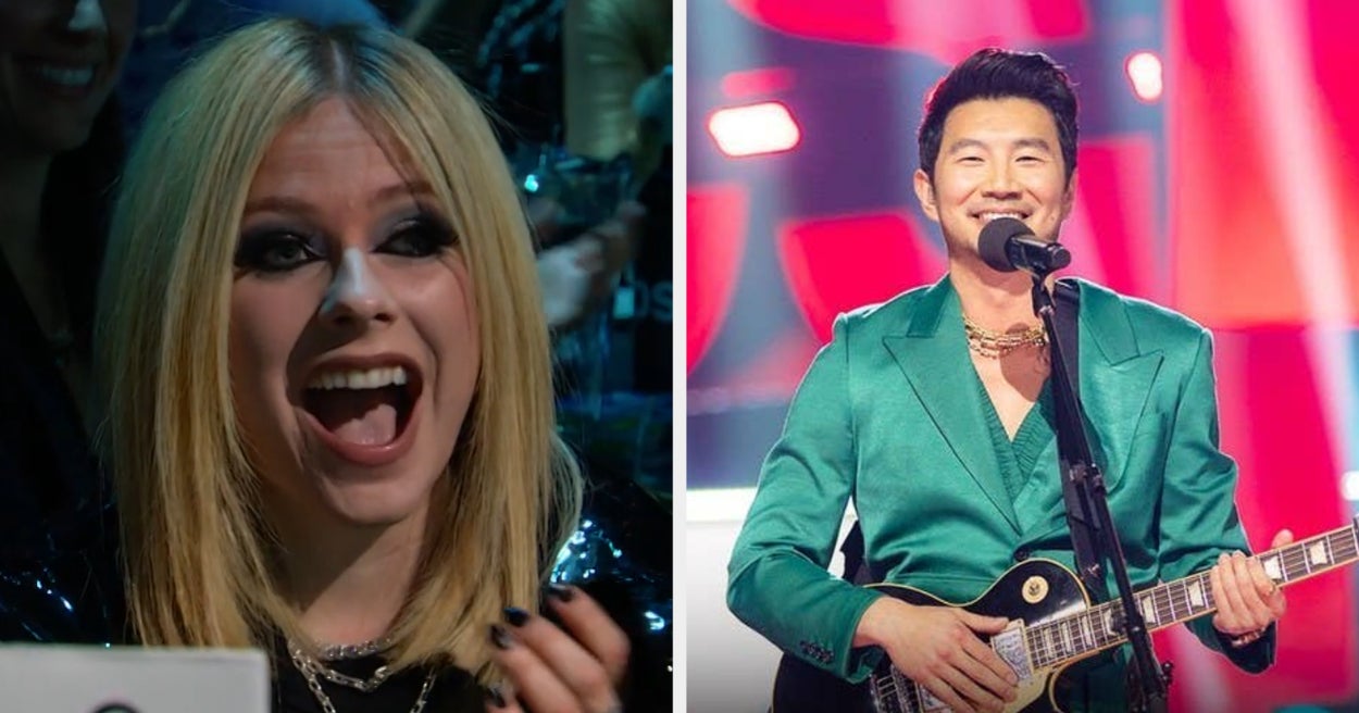 Simu Liu Performed A Medley Of Avril Lavigne’s Songs When He Hosted An Awards Show This Week, And Her Reaction Is Everything