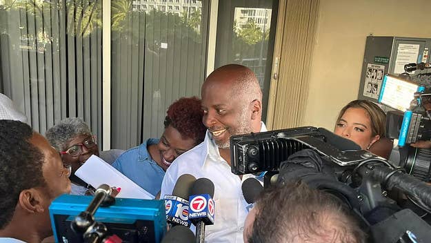 Sidney Holmes went home Monday after serving 34 years of a 400-year sentence for an armed robbery conviction. There was no evidence to support the conviction.