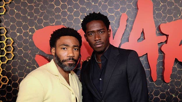 Glover and Idris shared the stories during during a premiere event for 'Swarm,' a horror thriller series that explores dark side of obsessed fandoms.