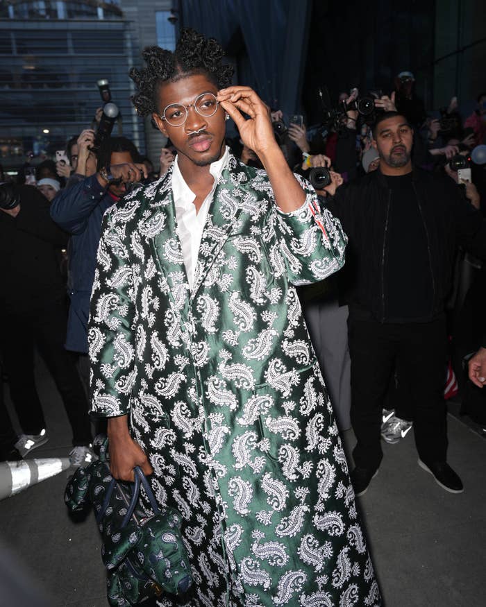 Closeup of Lil Nas X