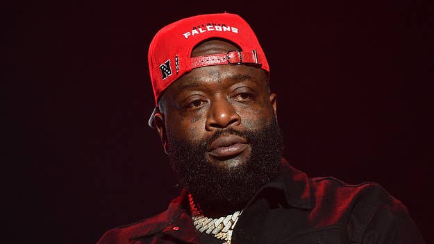 Rick Ross’ neighbor found his two 2,000 pounds buffaloes roaming on her property twice recently, and worries that the animals pose a threat to her children.