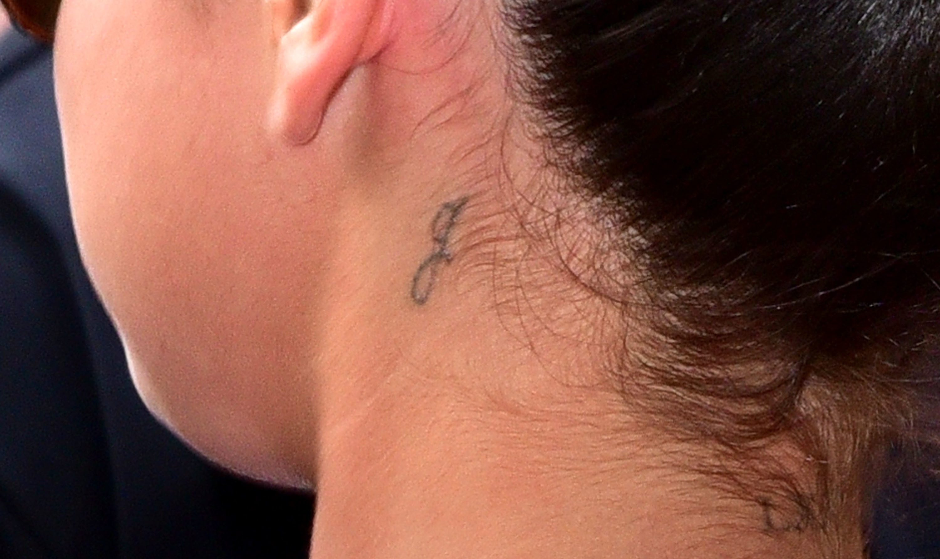 Close-up of the tattoo