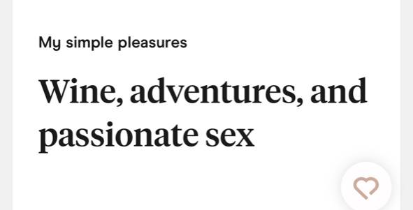 my simple pleasures, wine adventures, and passionate sex