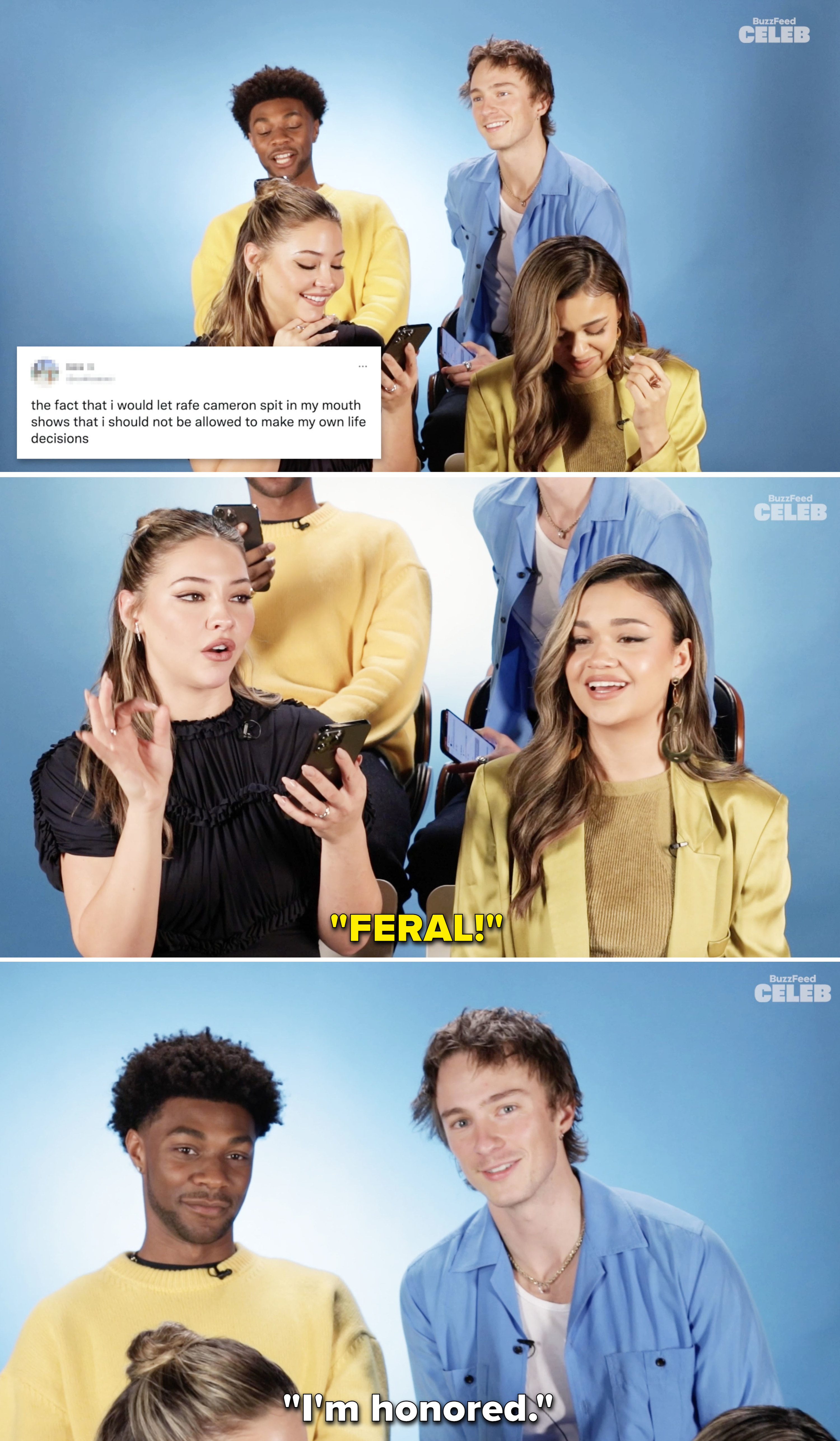 Obx cast reads thirst tweets