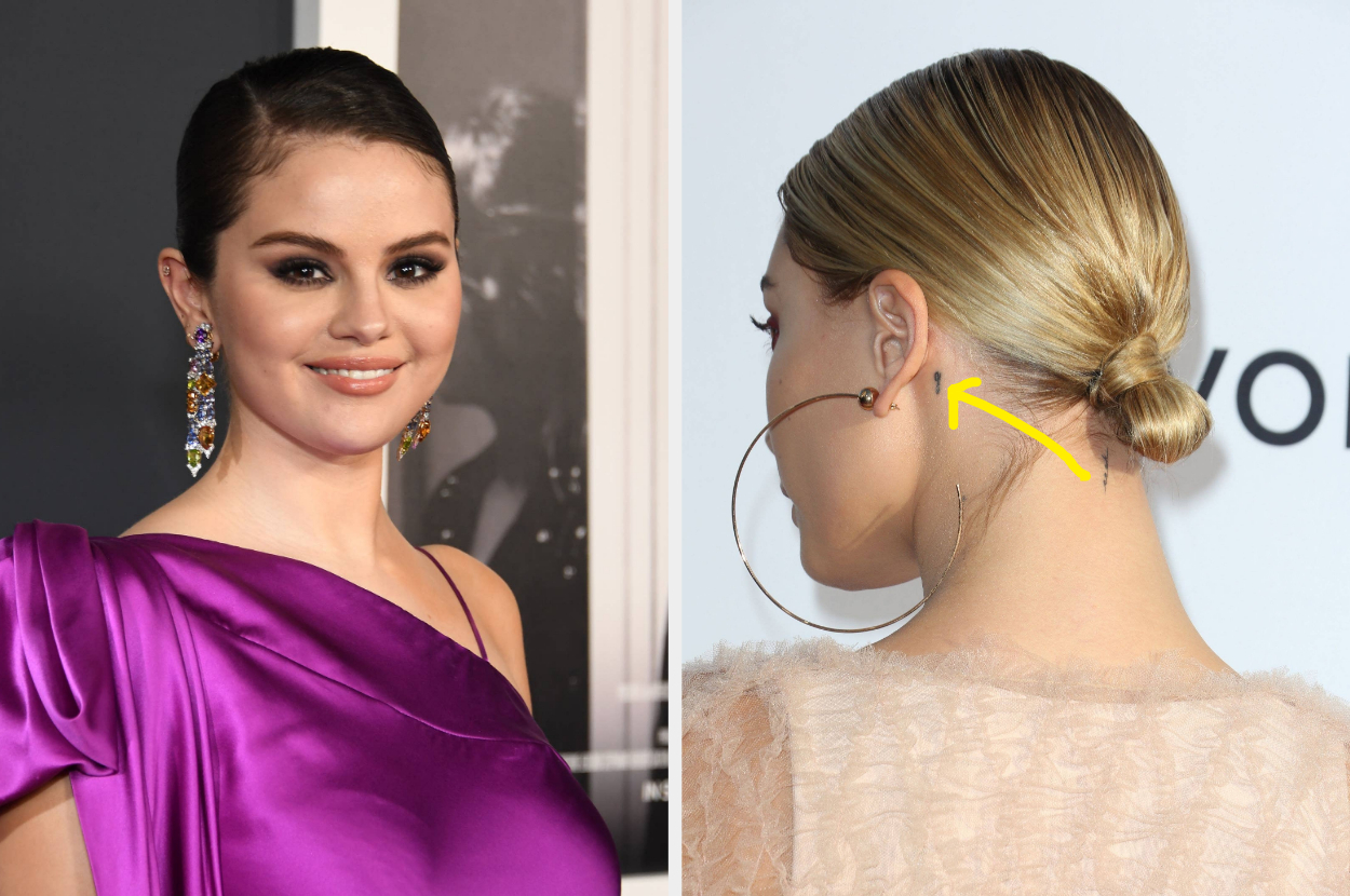 Selena Gomez Gets A Rare Neck Tattoo Check Out The New Ink