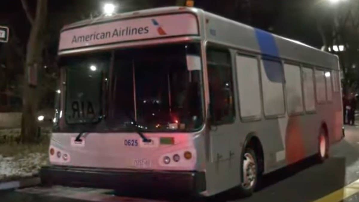 An American Airlines bus at JFK Airport in New York City was hijacked and the suspect led police on a bizarre joyride throughout the city before being arrested.