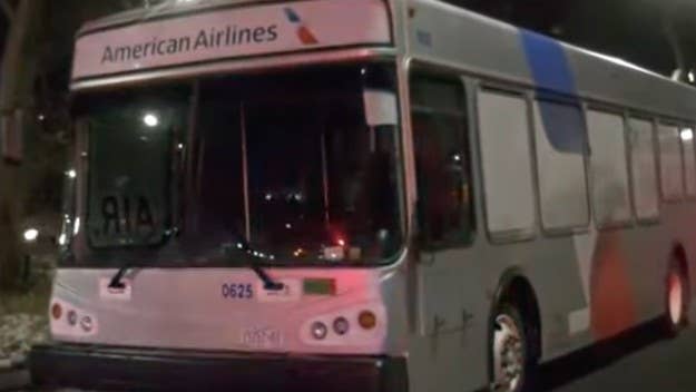 An American Airlines bus at JFK Airport in New York City was hijacked and the suspect led police on a bizarre joyride throughout the city before being arrested.