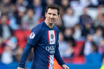 Lionel Messi during a game between Paris Saint Germain and Lille OSC in February, 2023