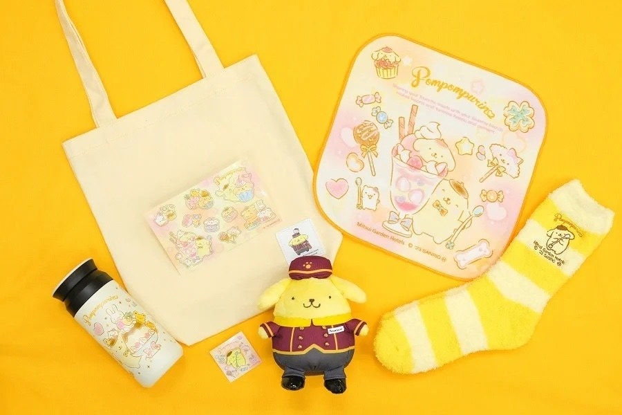 Mitsui Garden Hotels × ポムポムプリン 宿泊者限定グッズ これは夢の空間…♡「ポムポムプリン」の限定コラボルームが三井