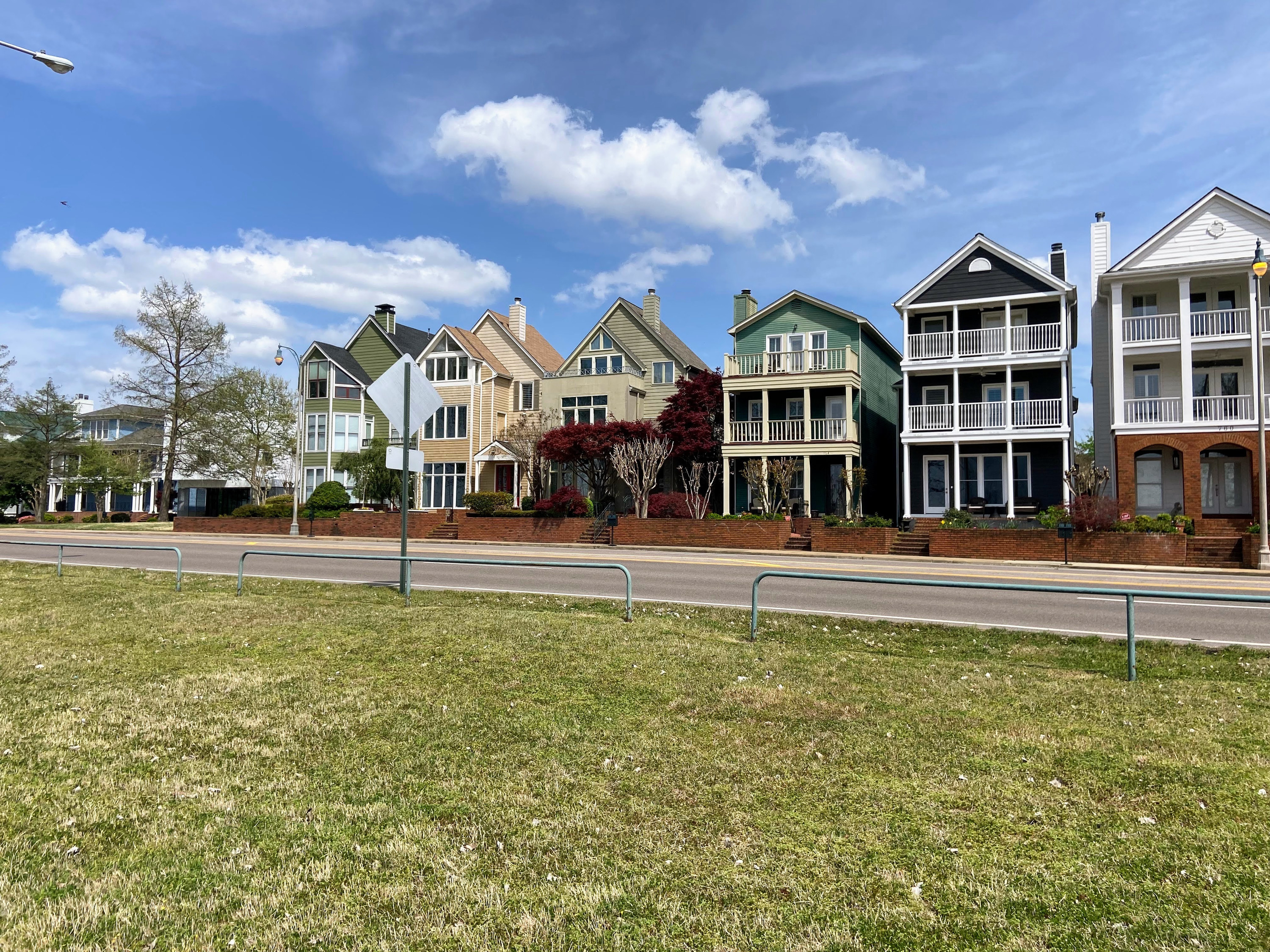 Row of Houses in Memphis, Tennessee, 2022