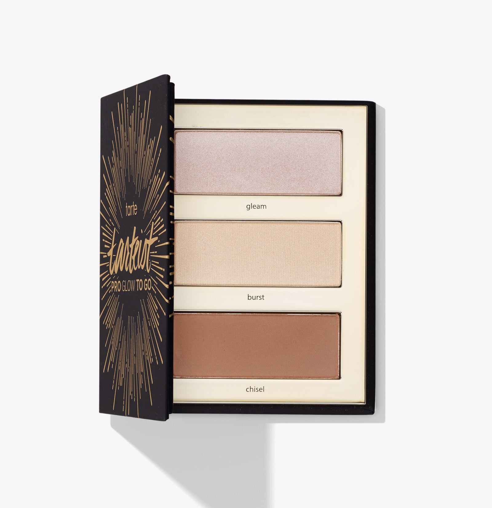 tarte highlight and contour palette with two shades of highlight and one shade of contour