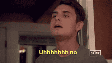 a gif of james kennedy saying &quot;uhhhhh no&quot;