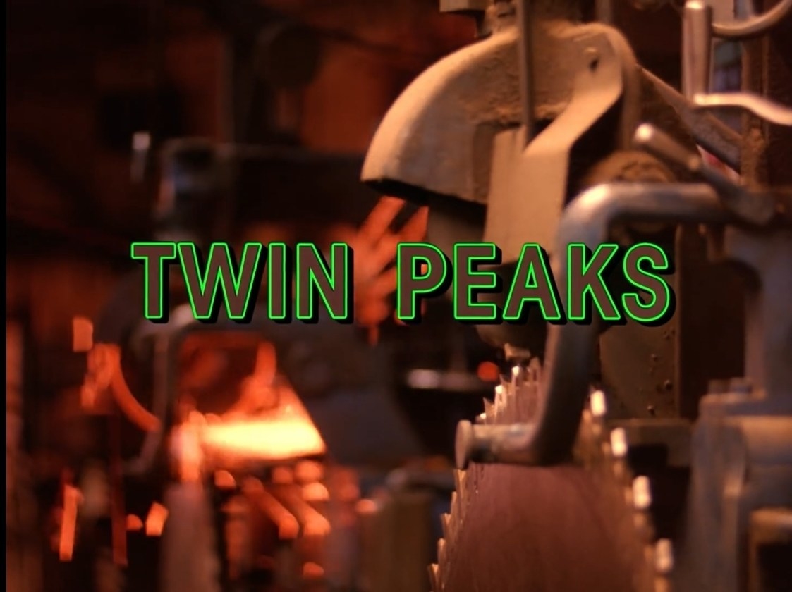 The iconic opening title card for &quot;Twin Peaks&quot;