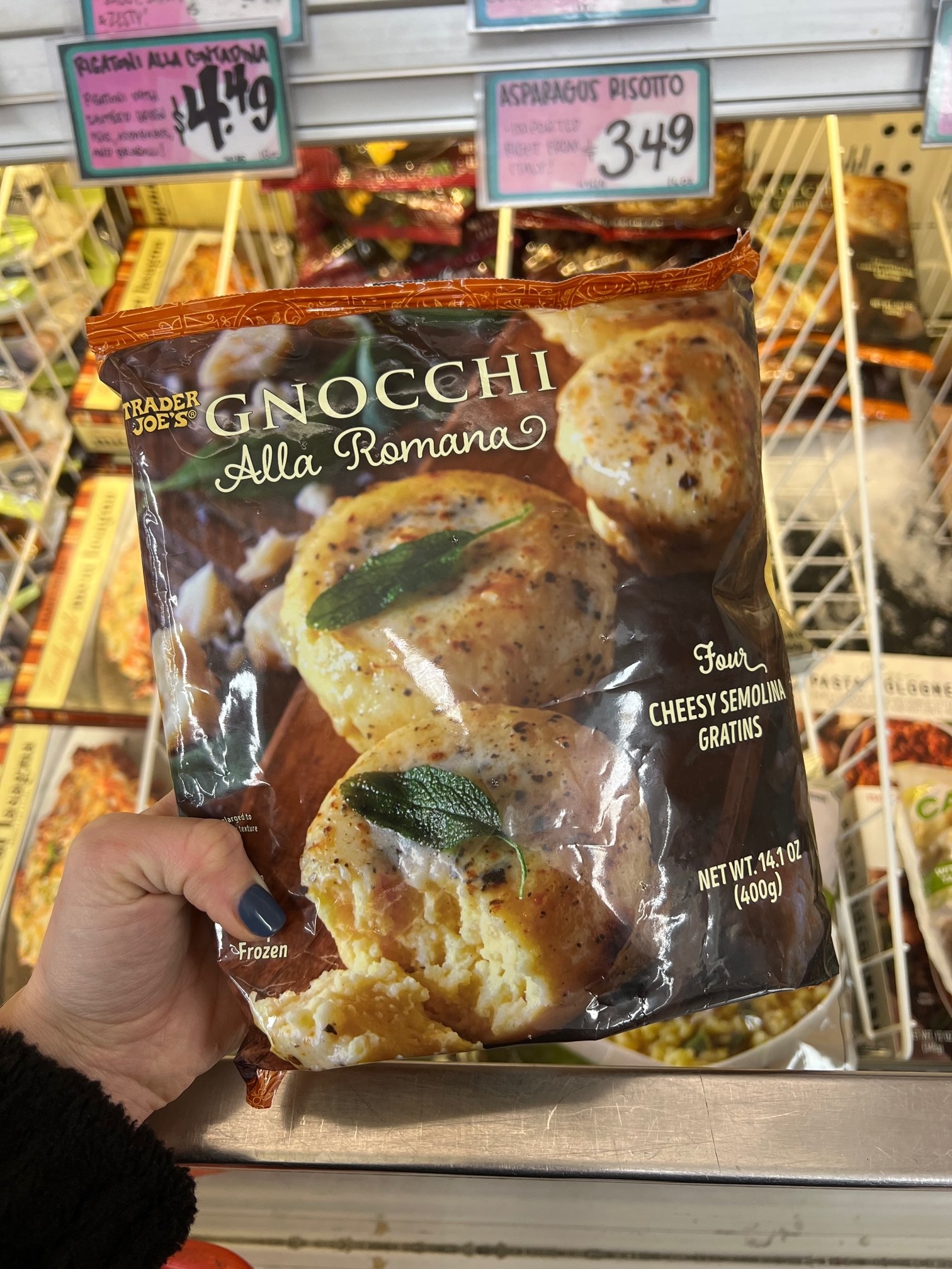 A bag of Gnocchi Alla Romana: &quot;cheesy semolina gratins&quot;