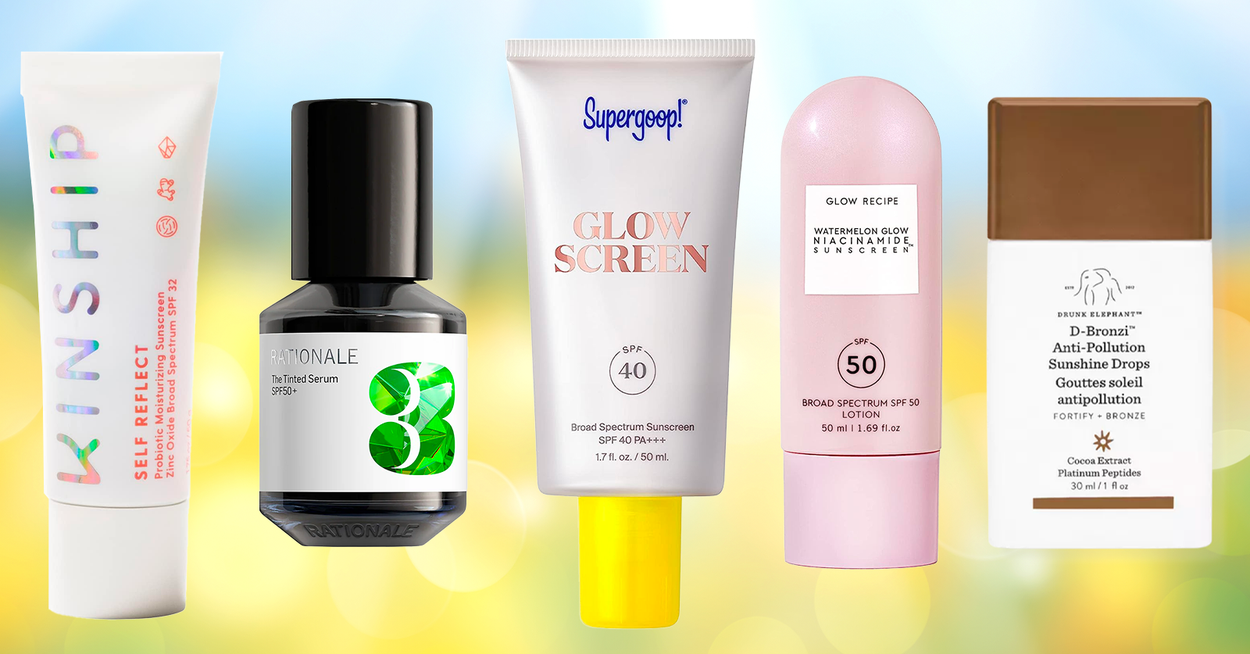 Glowy Sunscreen Is The One Step Skincare And Makeup Routine We All Need