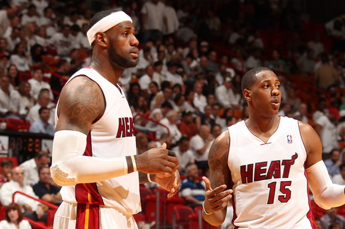 Mario Chalmers pretends to forget LeBron James yelling at him