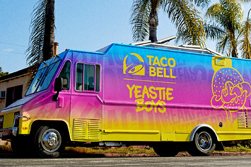Taco Bell truck is seen in LA