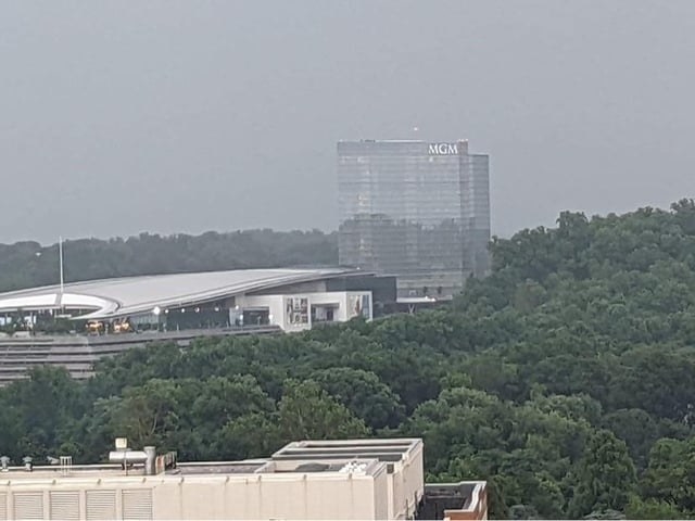 A skyscraper that looks transparent