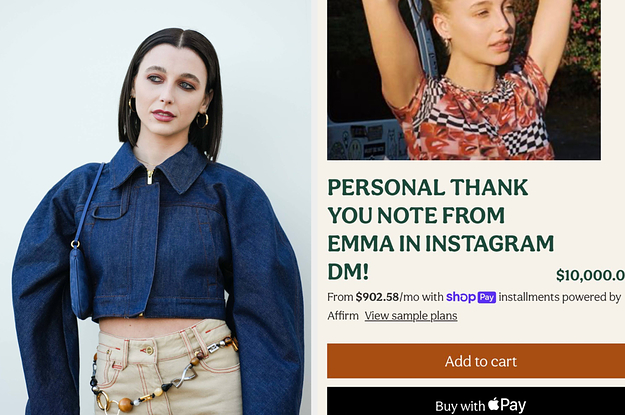 Emma Chamberlain Closed Her Online Store After Getting Slammed For Charging Fans $10,000 For An Instagram DM From Her