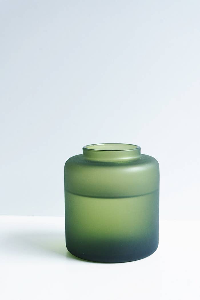 IKEA（イケア）のオススメの花瓶「KONSTFULL コンストフル 花瓶,フロストガラス/グリーン,10cm」