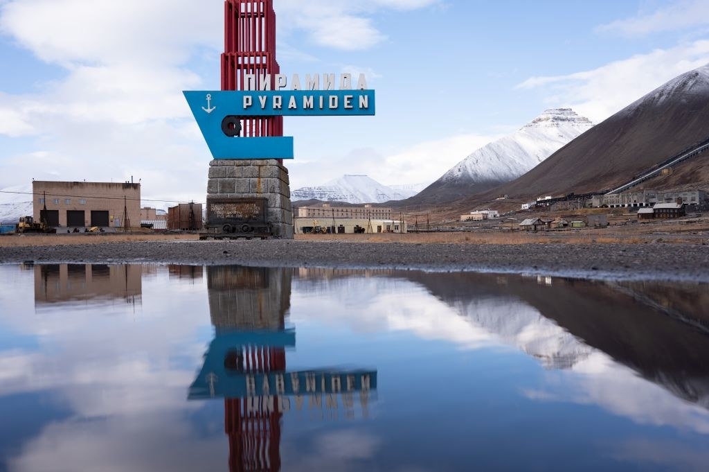 An abandoned Soviet mining settlement