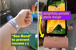 sea band and phone charger 