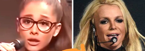 Ariana Grande sang like Britney Spears, and Britney said, "I've heard better"