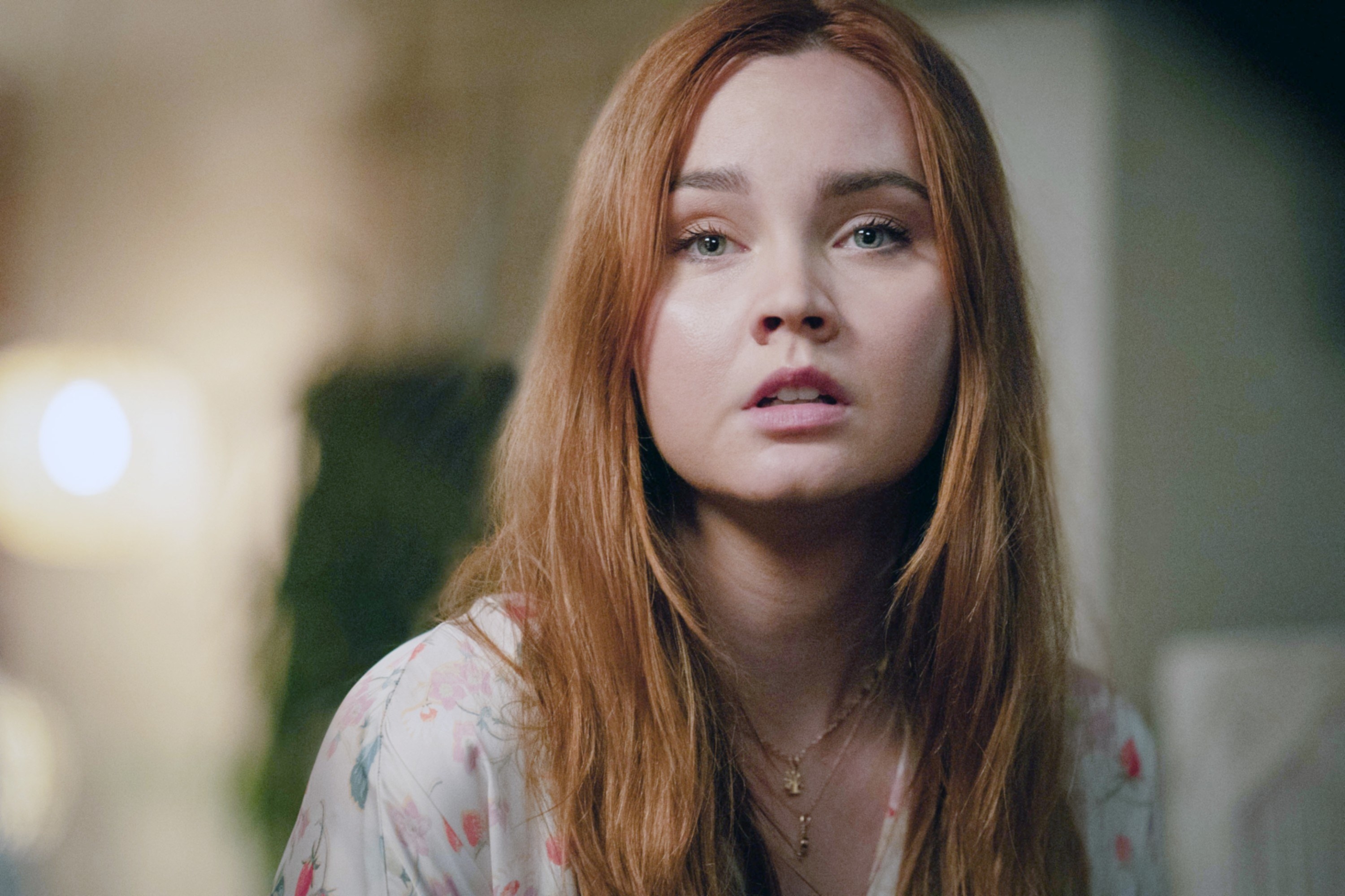 Liana Liberato looks startled