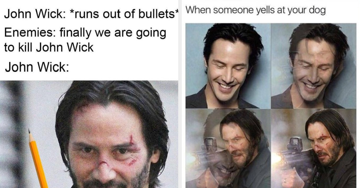 keanu and john wick memes