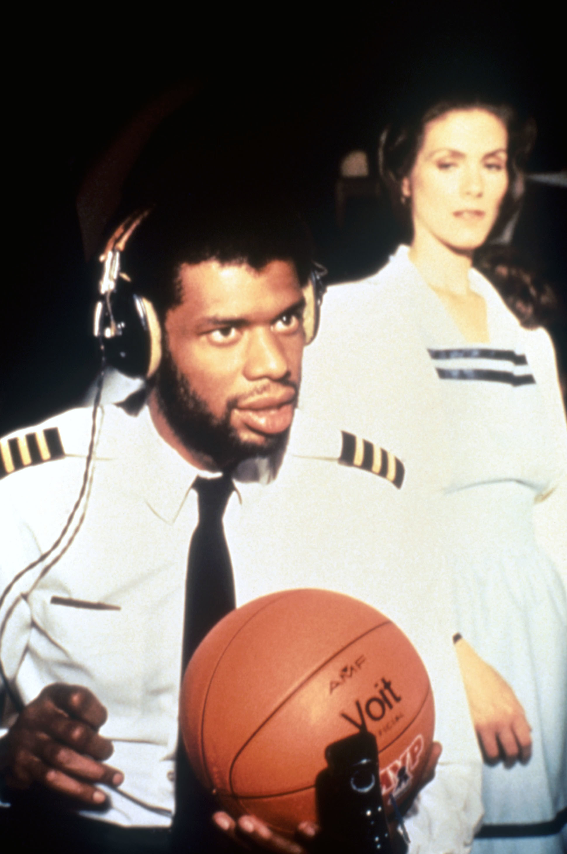 closeup of kareem holding a basketball on the show