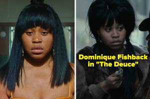 dominique fishback in swarm and in the deuce