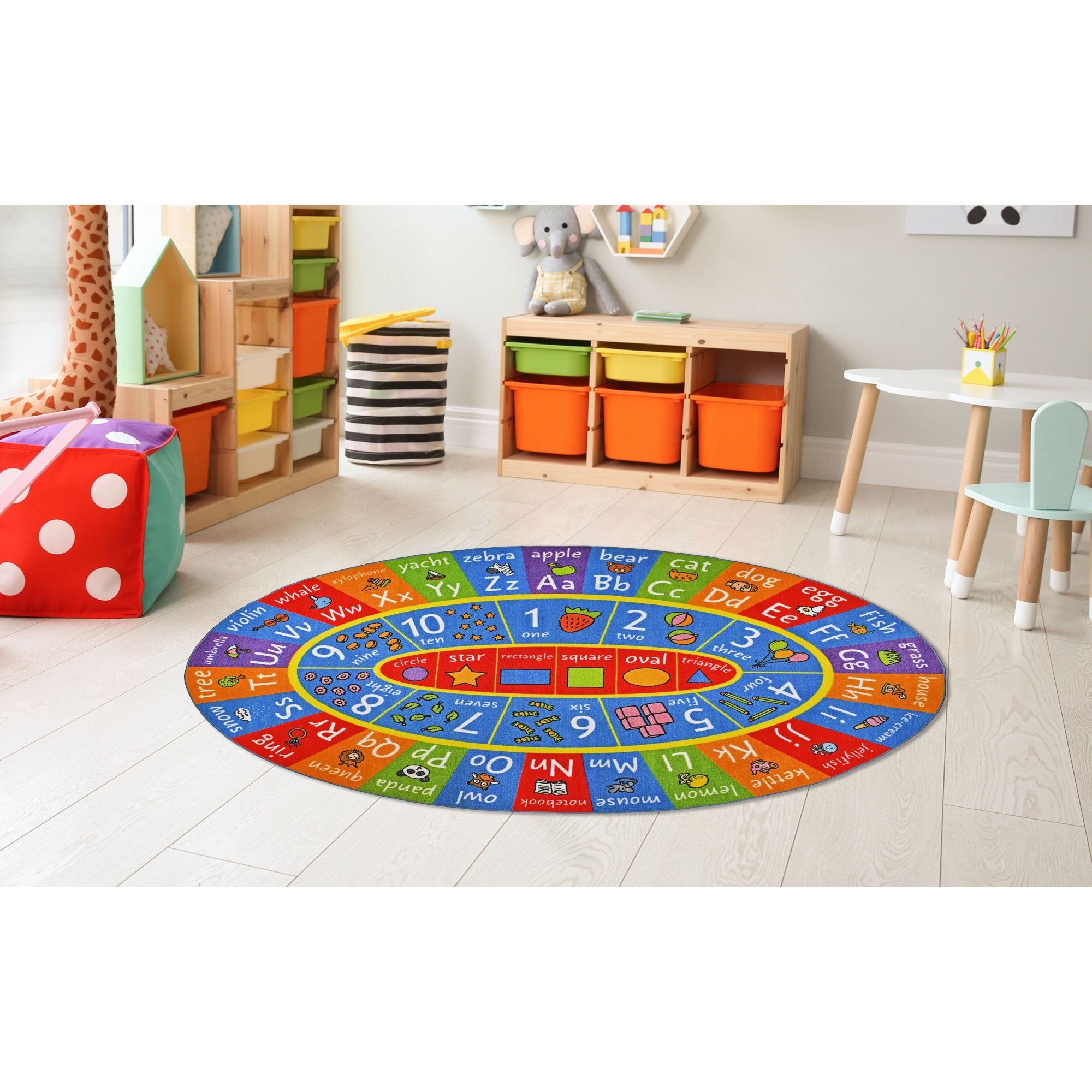 Rug in playroom