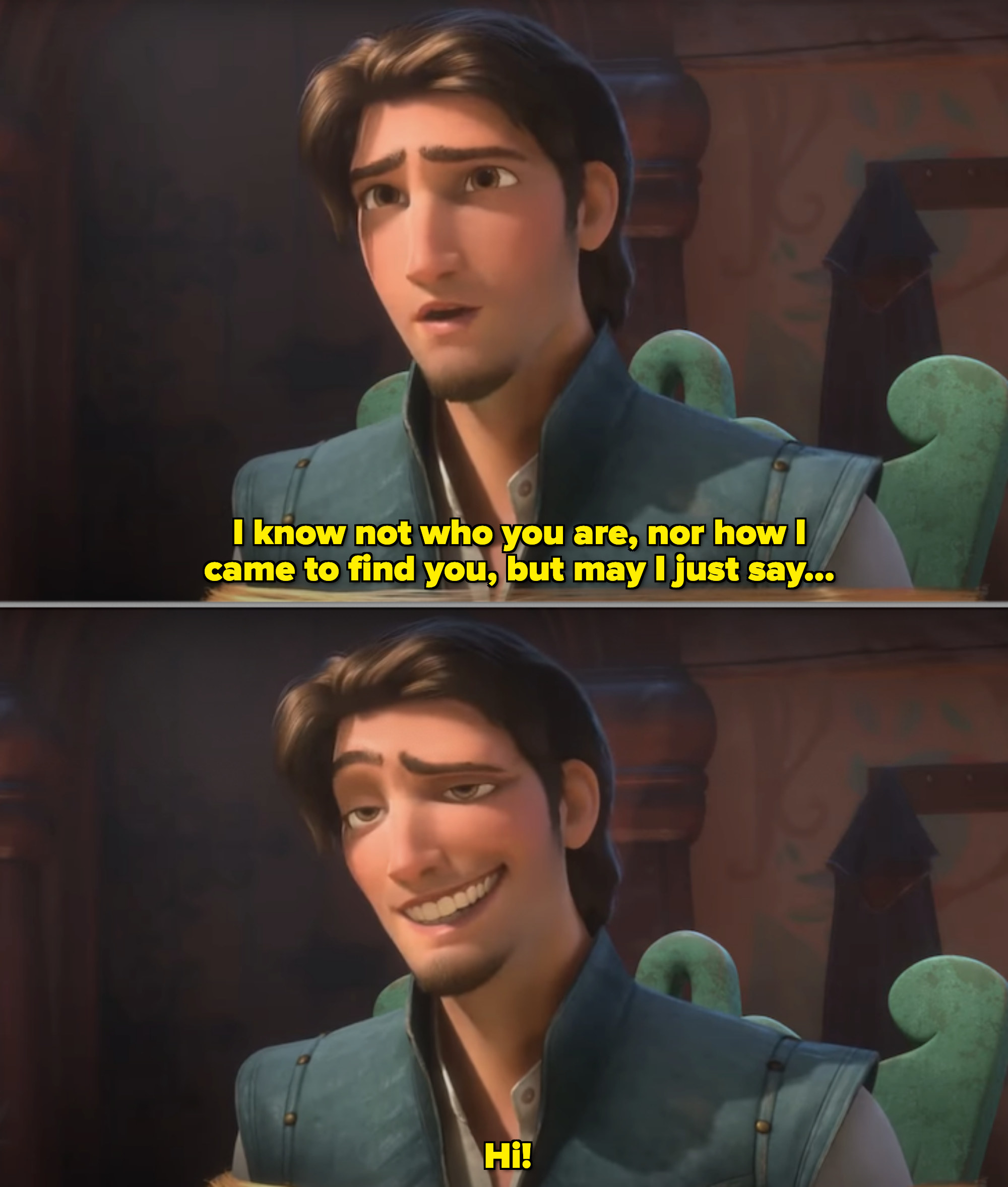 Flynn looking hot in &quot;Tangled&quot;