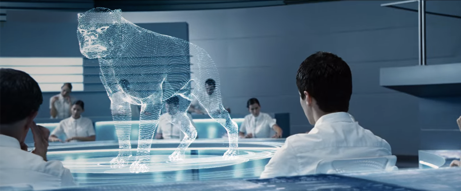 Screenshot from "The Hunger Games"