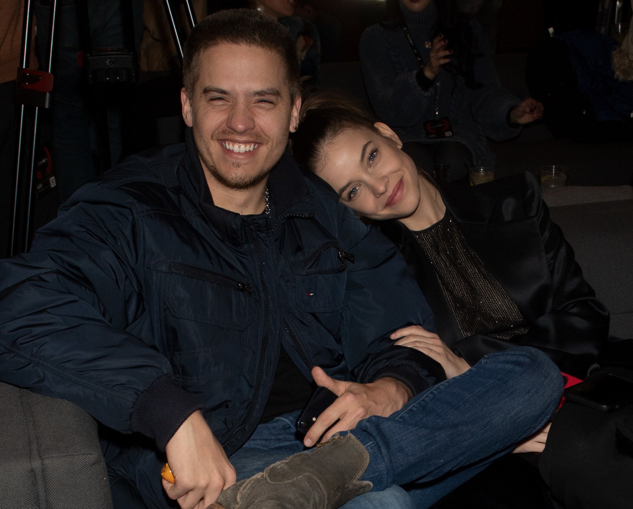 A closeup of Dylan and Barbara