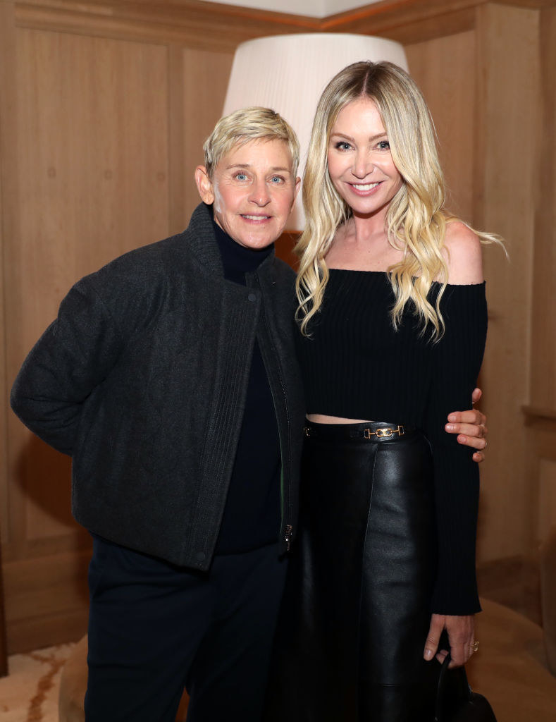 Ellen DeGeneres and Portia de Rossie