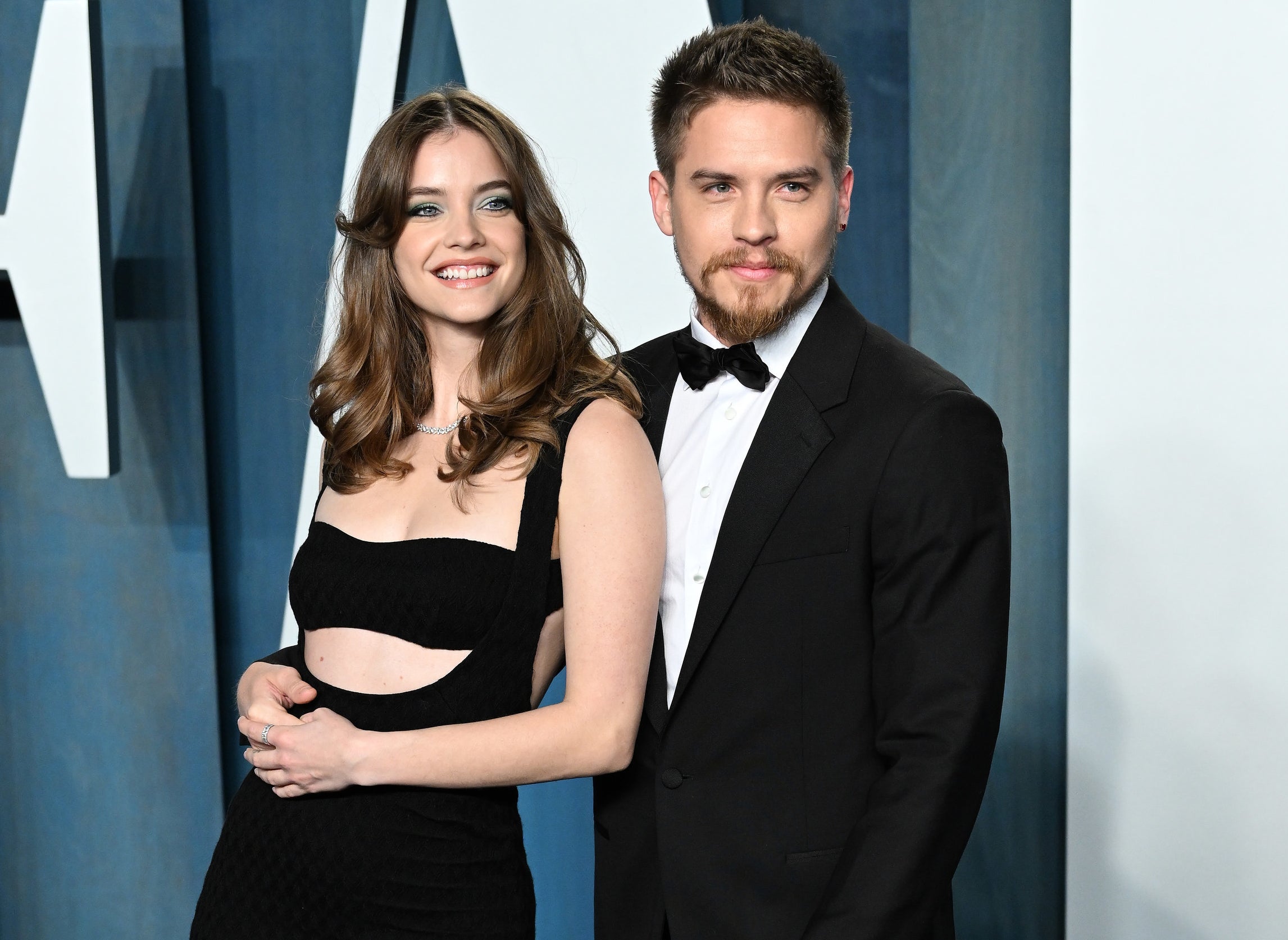 A closeup of Dylan and Barbara