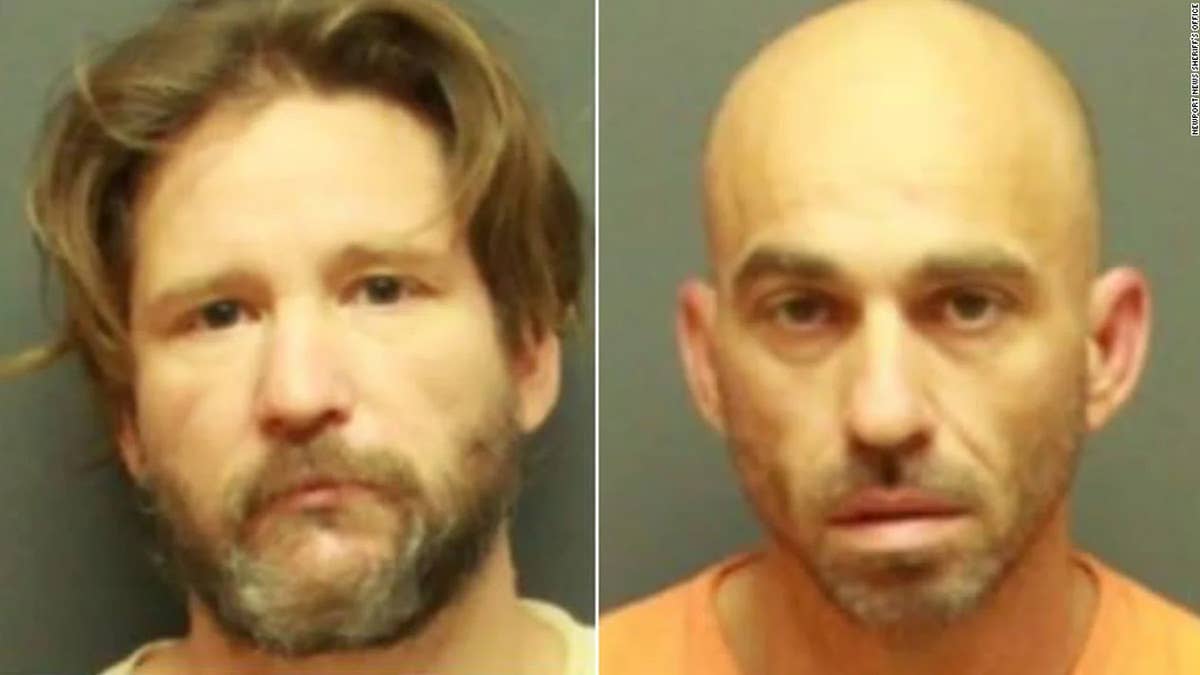 Authorities said two men who escaped a jail by digging a hole with tools made from toothbrushes were found just hours later at a nearby IHOP restaurant.