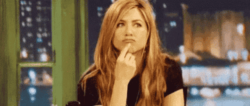 Jennifer Aniston deep in thought