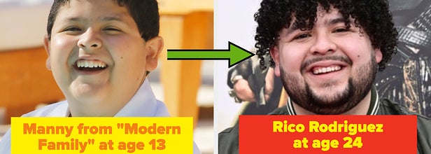 Manny from "modern family" and Rico Rodriguez at age 24 on the red carpet