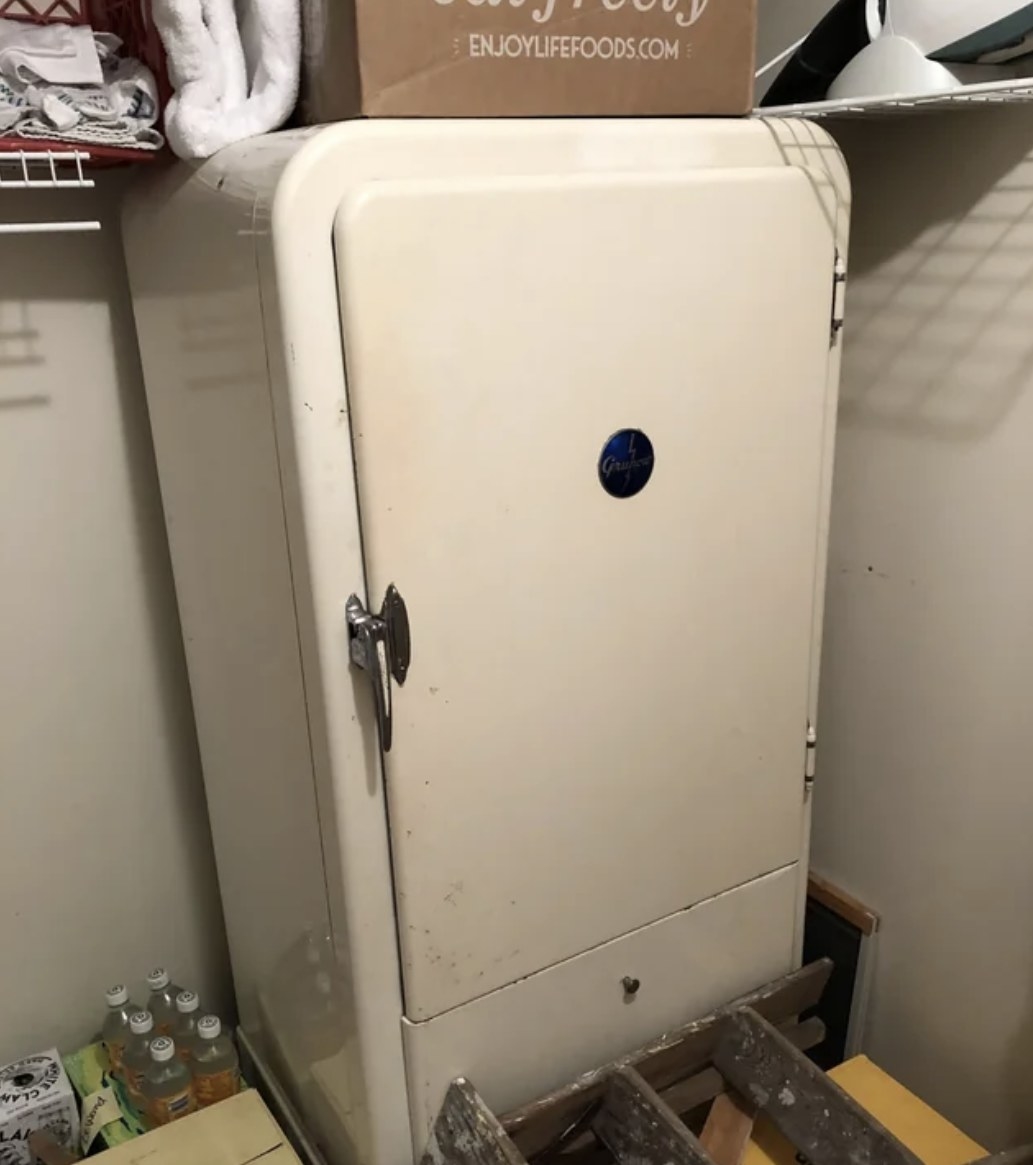 vintage fridge