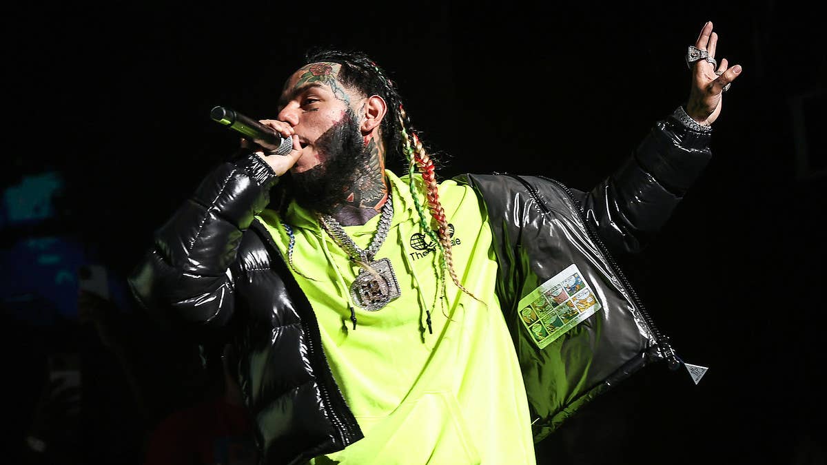 6ix9ine was taken to a hospital on Tuesday by ambulance after reportedly being “beaten by a group of men inside a South Florida gym,” TMZ reports.