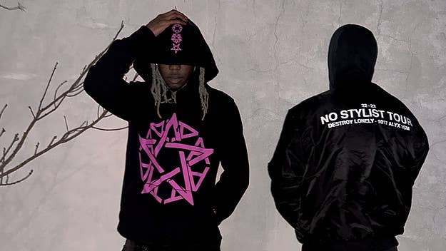 Opium Records artist Destroy Lonely recent 'No Stylist' project and related tour are both commemorated in this new collection with 1017 ALYX 9SM.