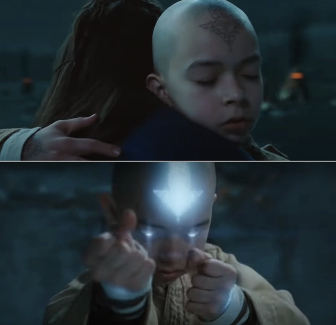 Aang in the live-action &quot;Last Airbender&quot; movie