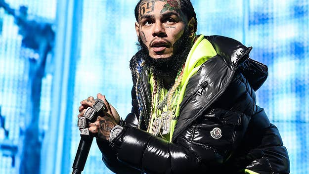 6ix9ine's bodyguard took to Instagram to challenge the men who ambushed the rapper at a Florida gym. "4 vs 1 y’all weak ass b*tches against me," he wrote.