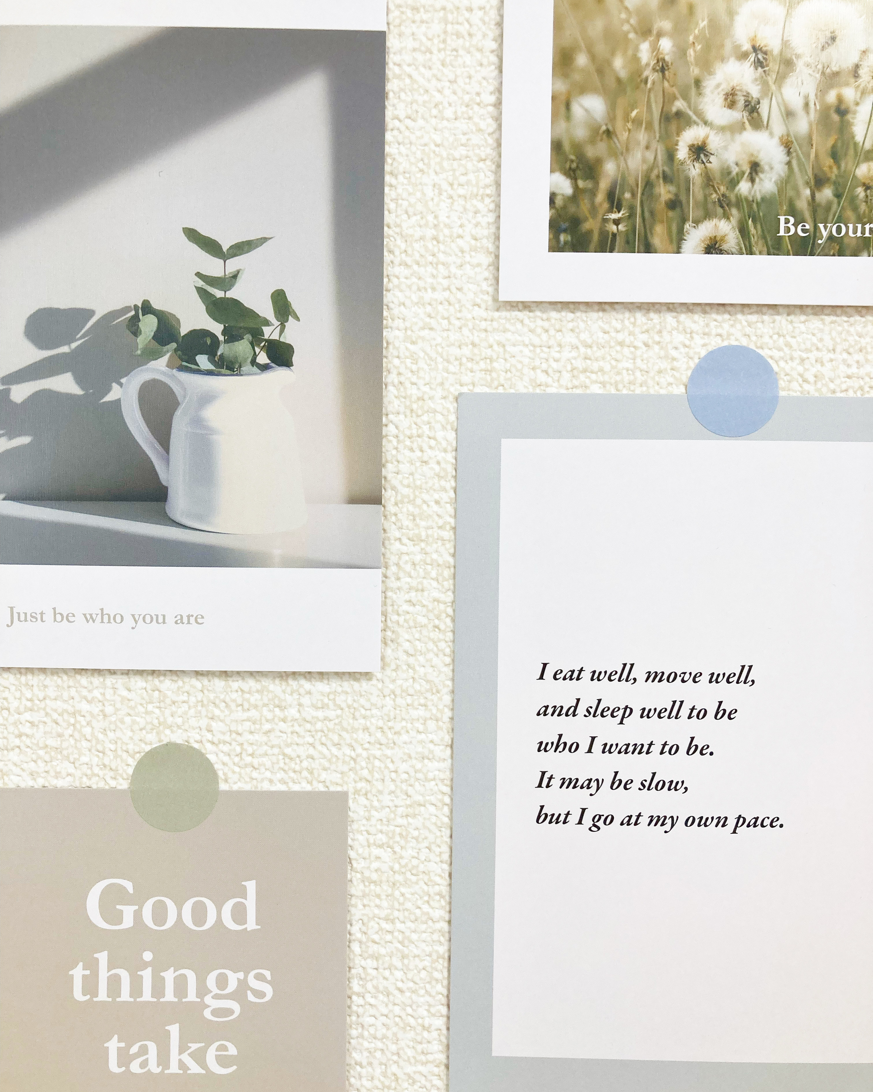 DAISO（ダイソー）のオススメの雑貨「シール付インテリアカードセット（ウォームグレー、10枚）」