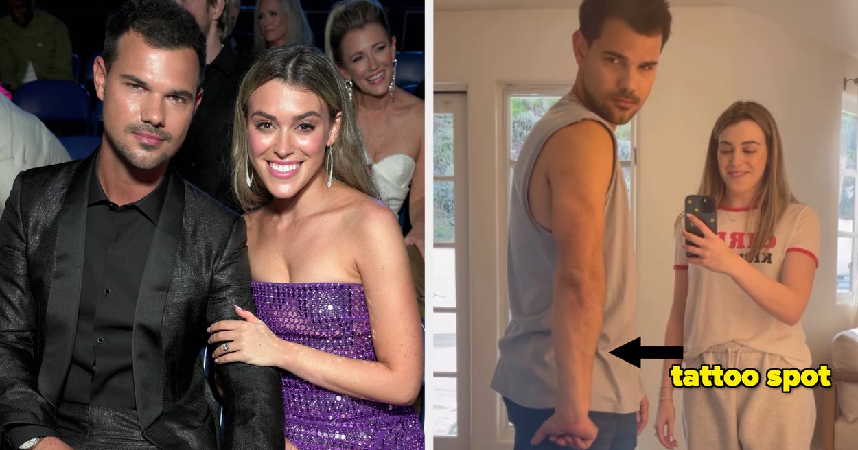 Taylor Lautner And His Wife, Also Taylor Lautner, Shared A Cute Video Of Their Matching Tattoos